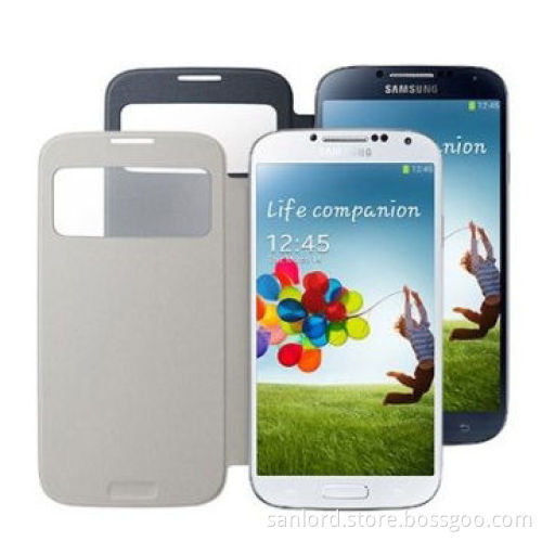 Original S View Cover for Galaxy S4, PU Leather Material